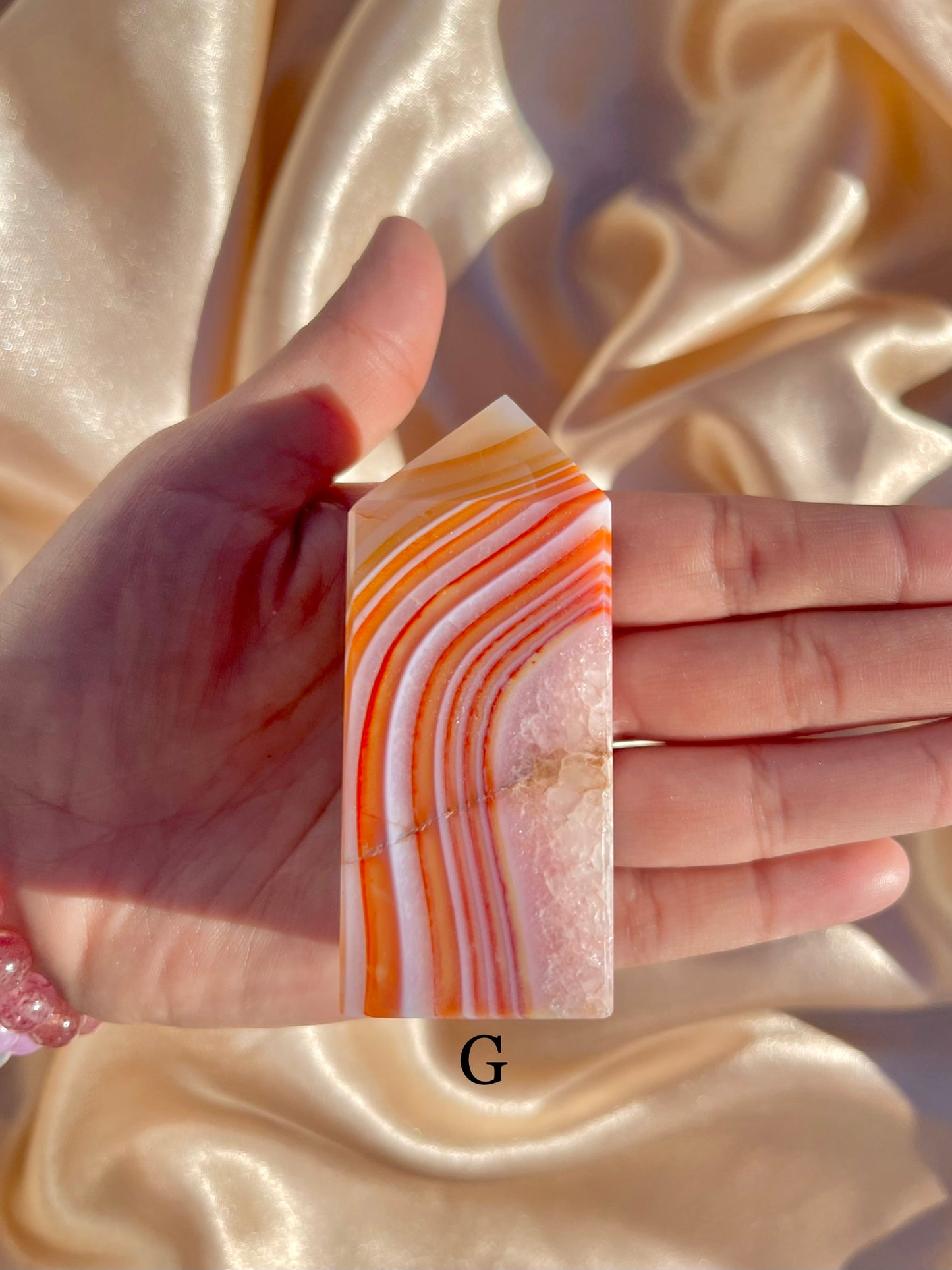 Carnelian Quartz Tower