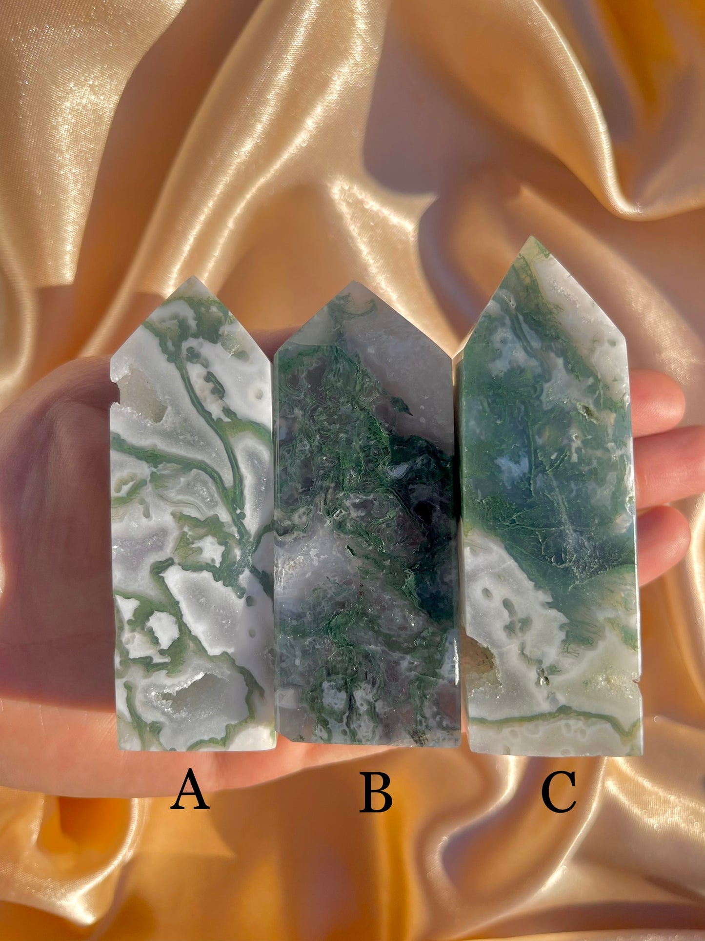 Moss Agate tower