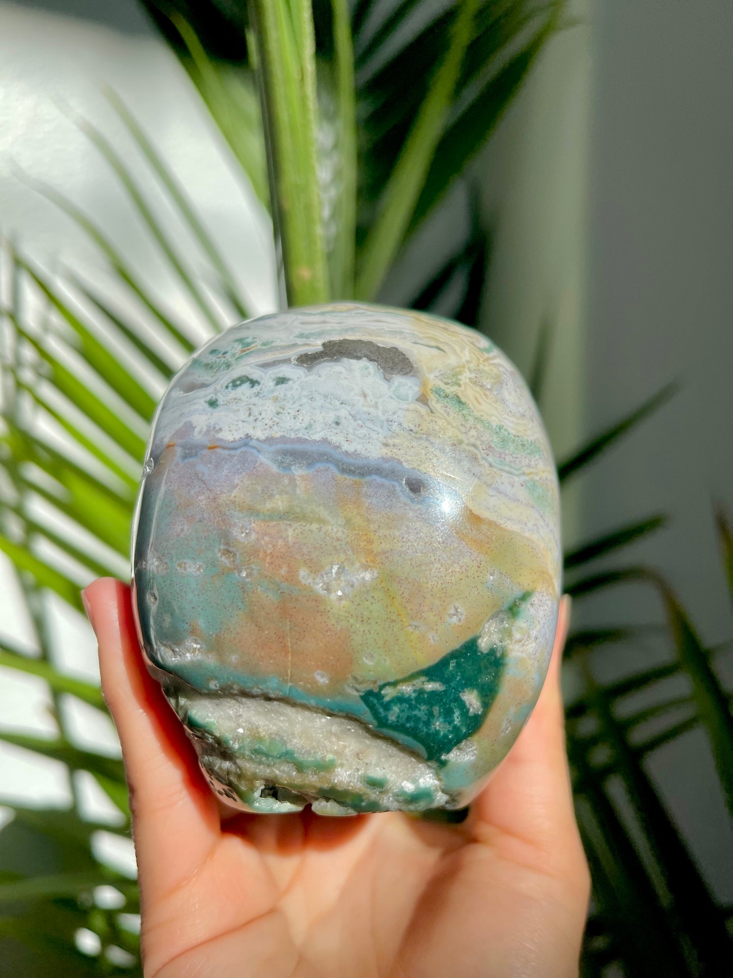 Ocean Jasper Skull