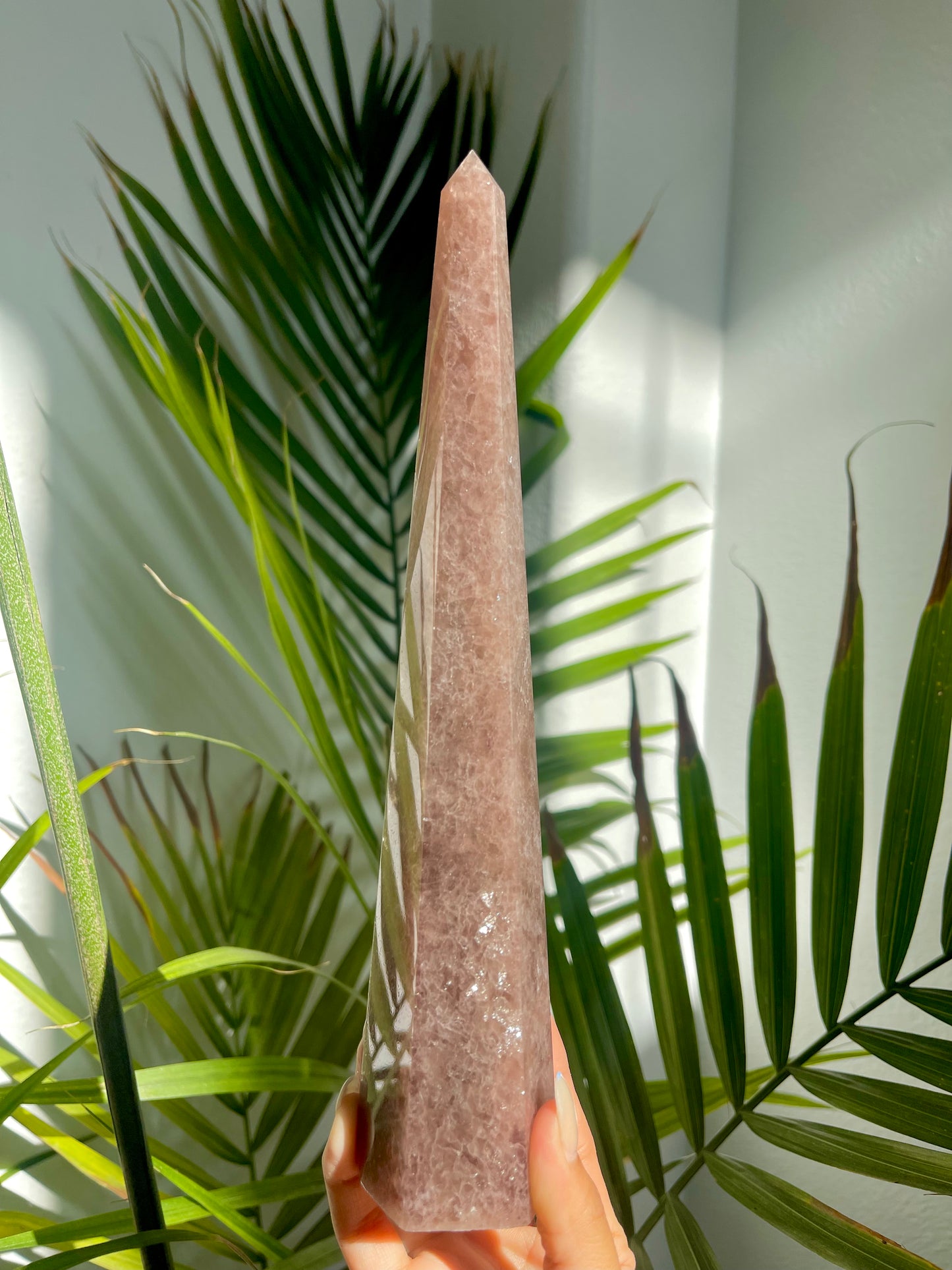 Strawberry Quartz Obelisk
