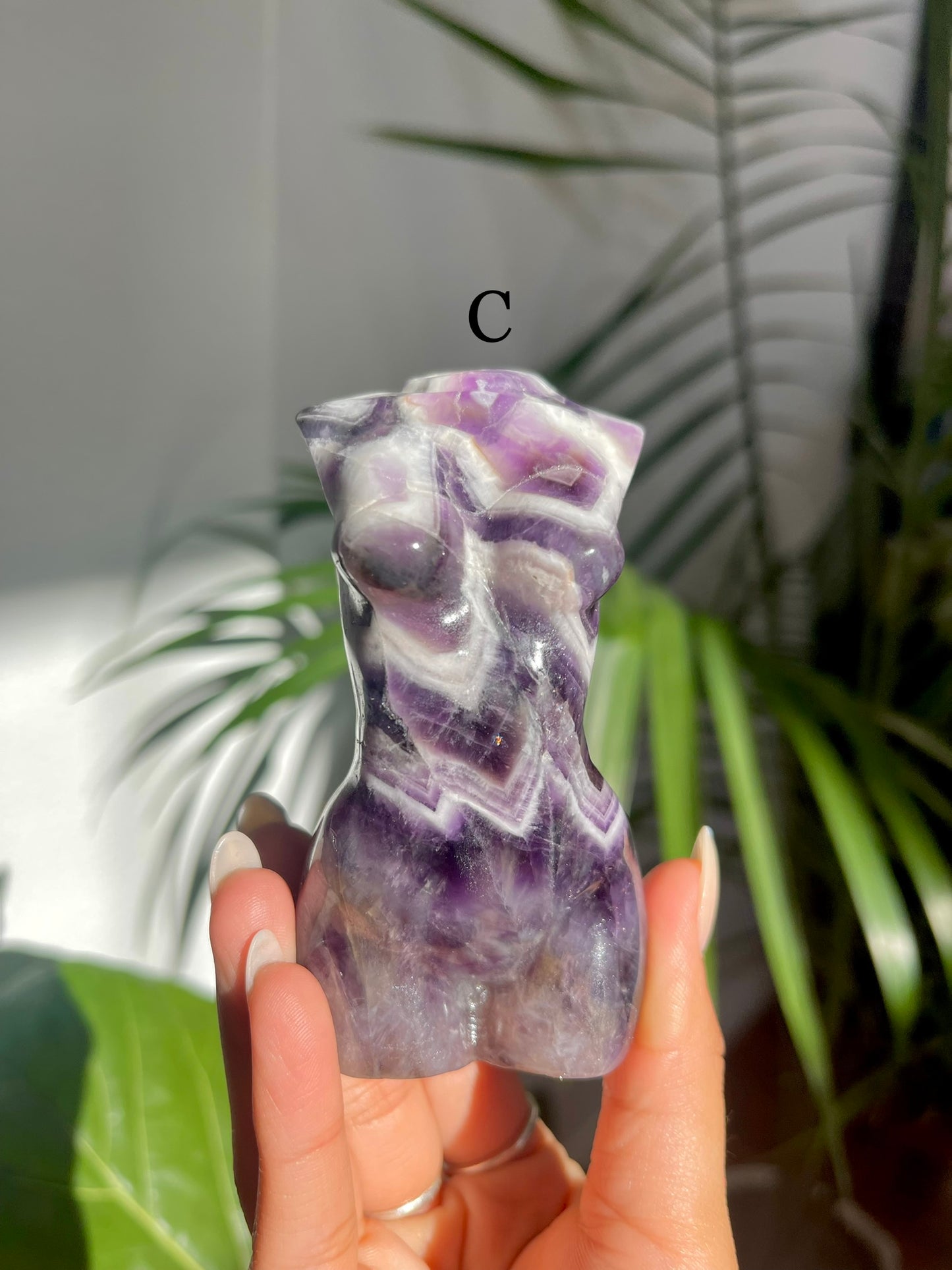 Chevron Amethyst Goddess Body