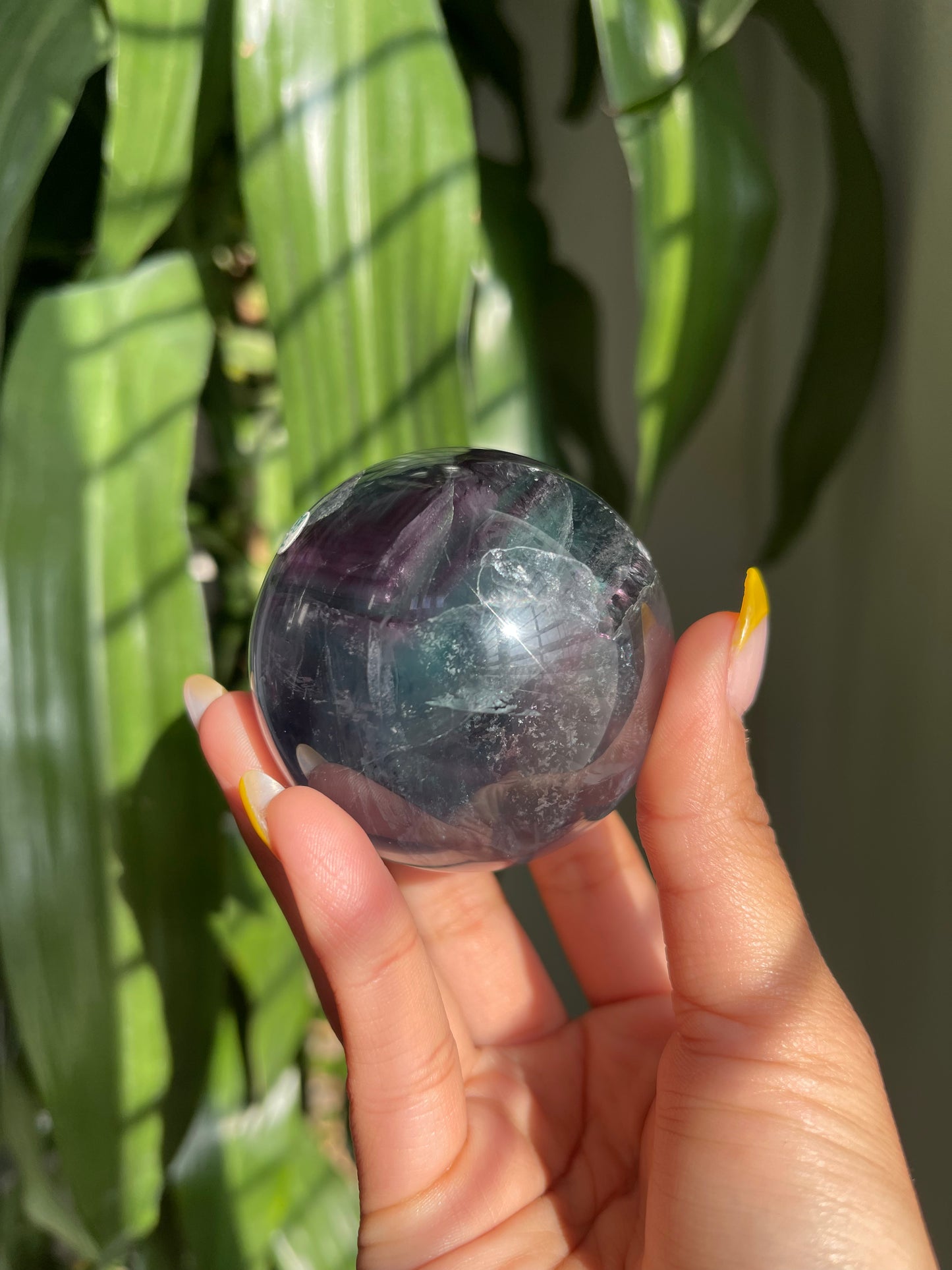 Blue Fluorite Sphere