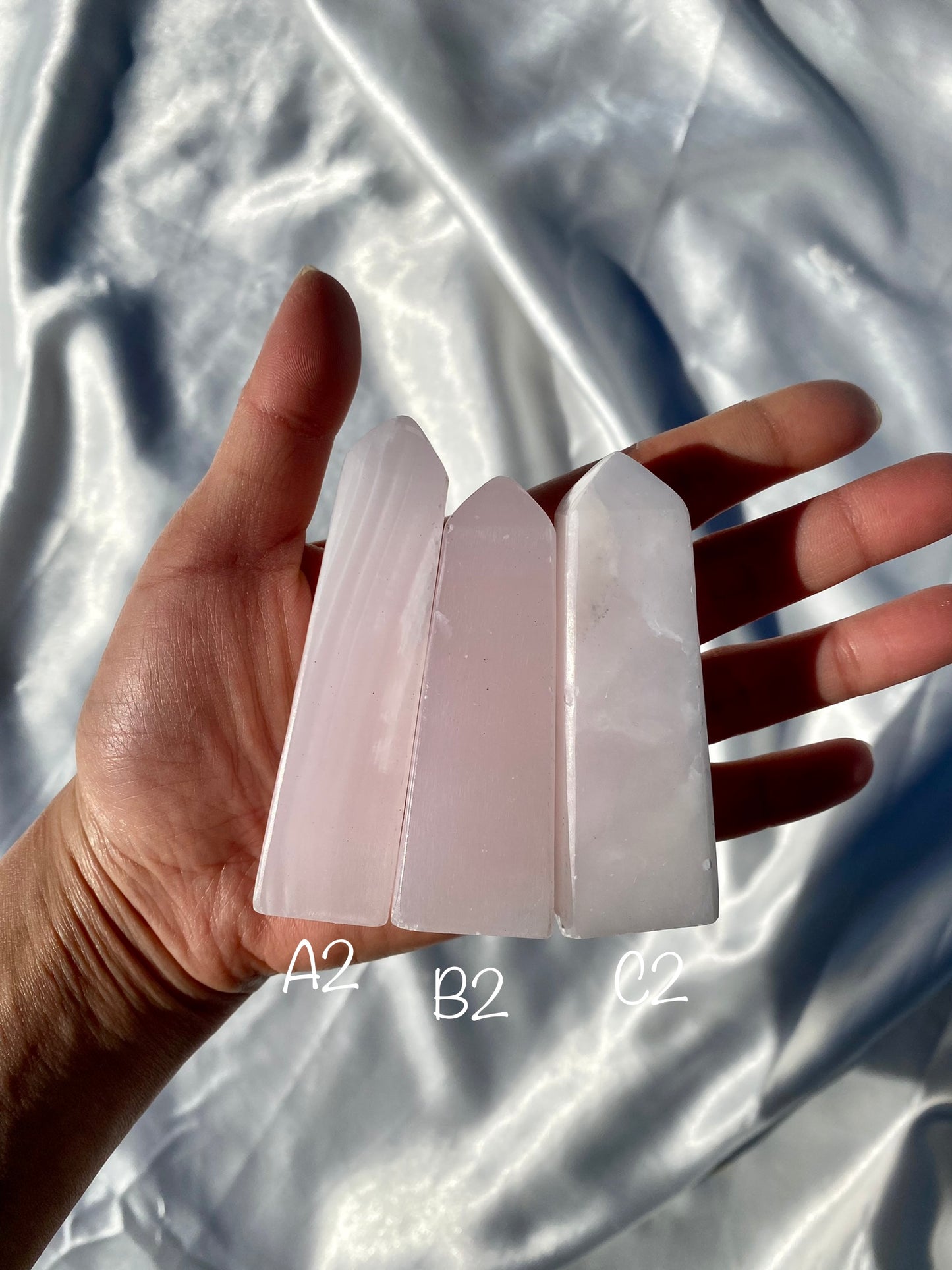 Pink Mangano Calcite Towers