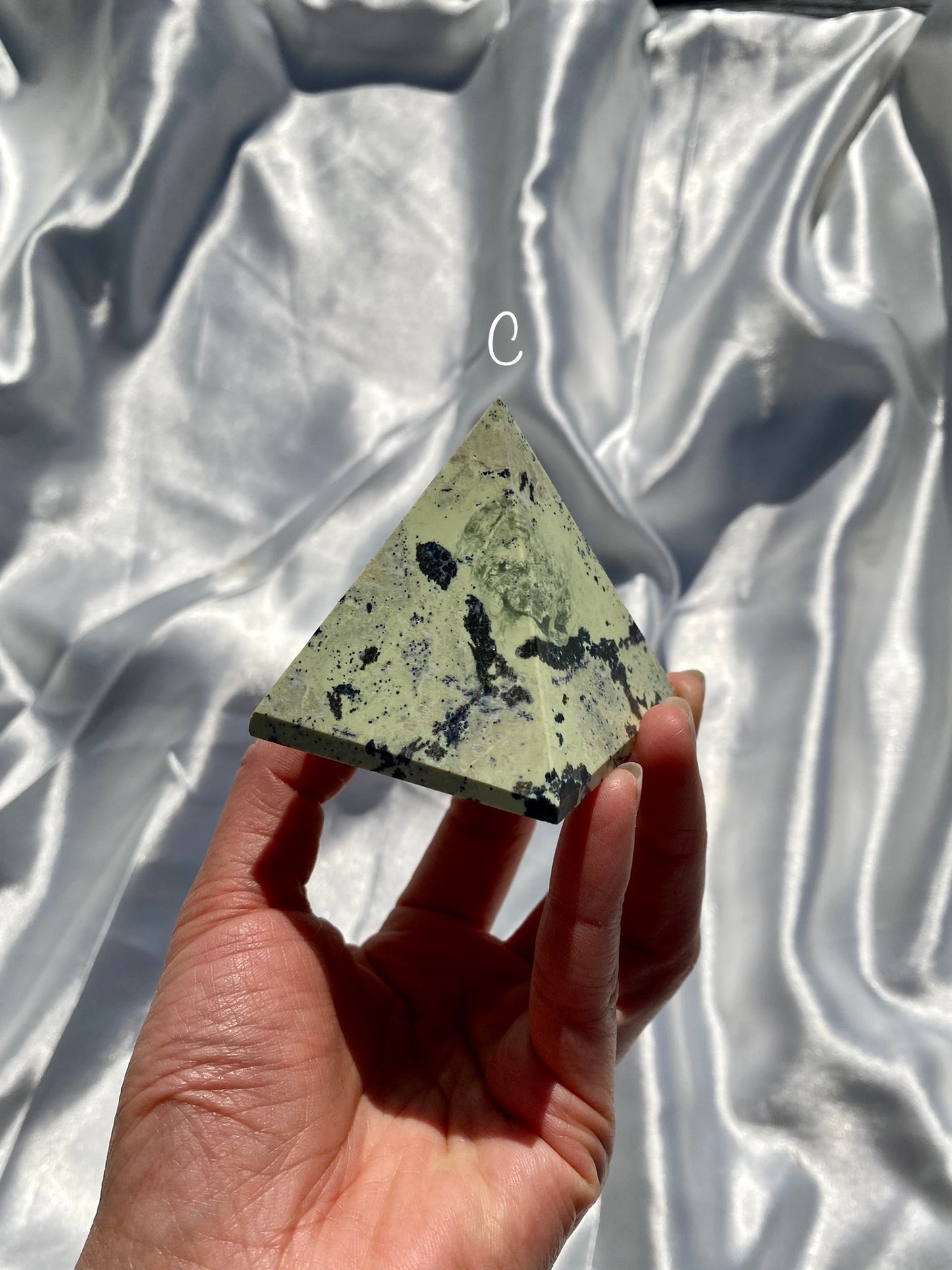 Serpentine Pyramid Carvings