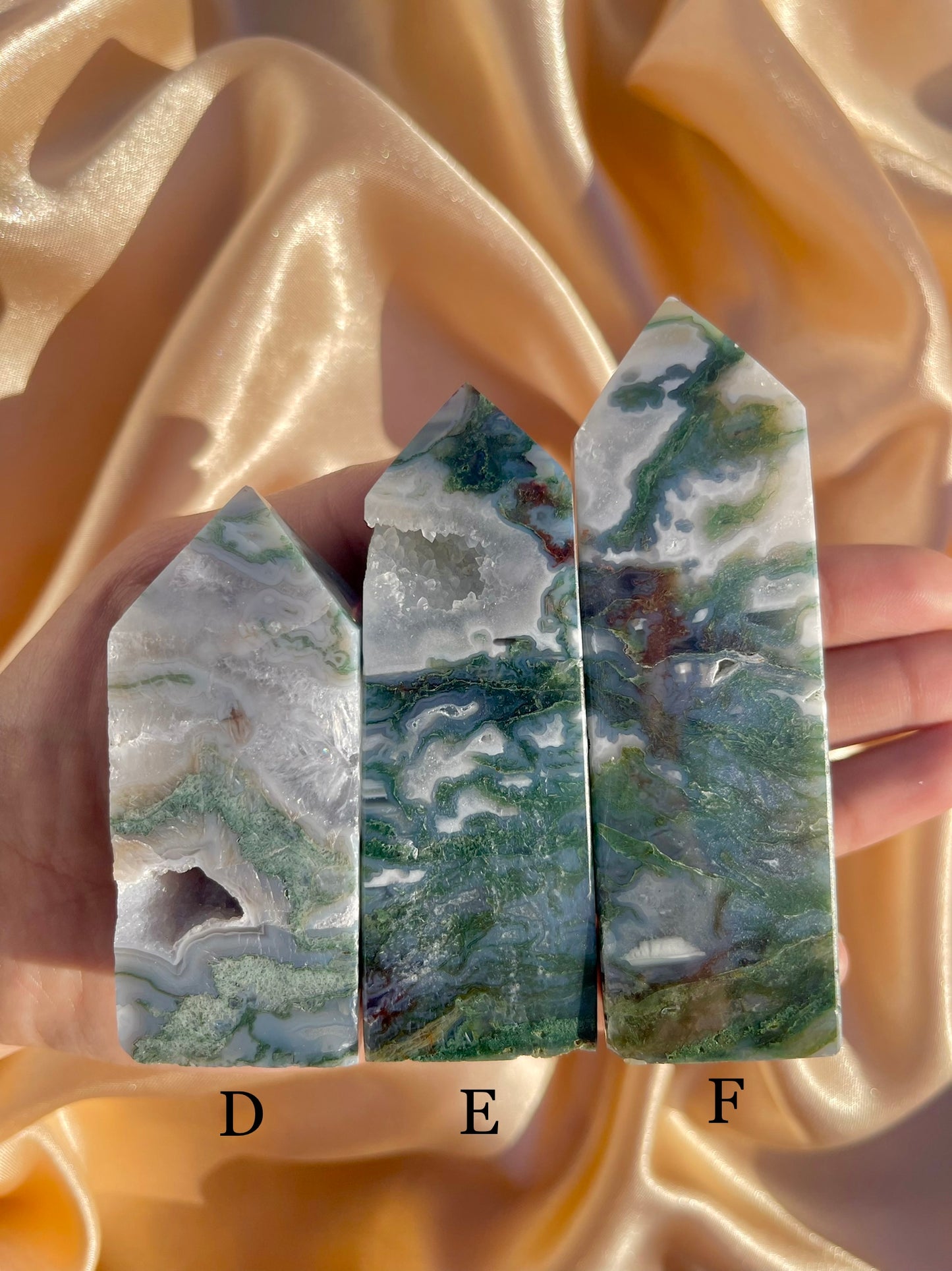 Moss Agate tower
