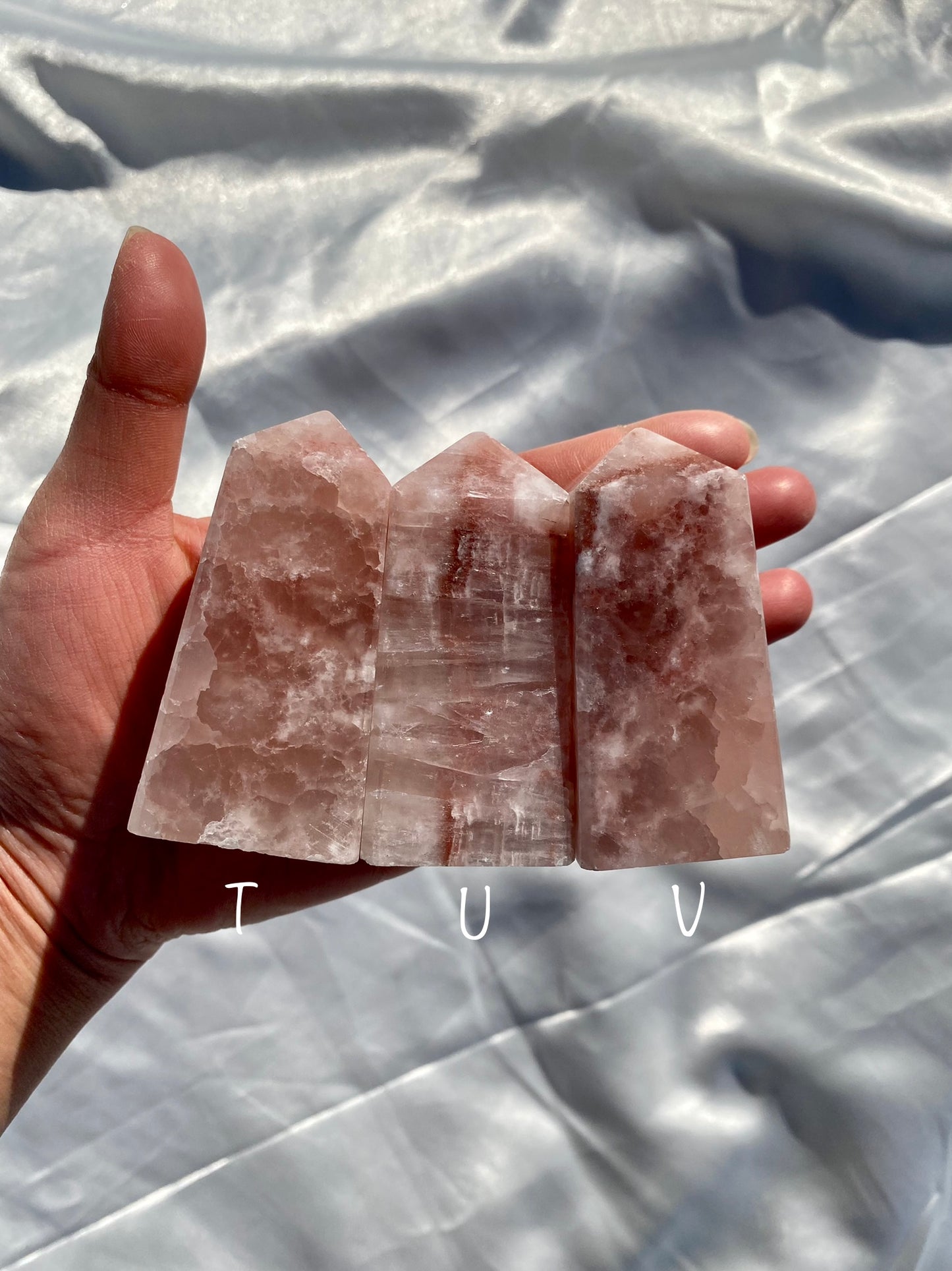 Rose Calcite Towers