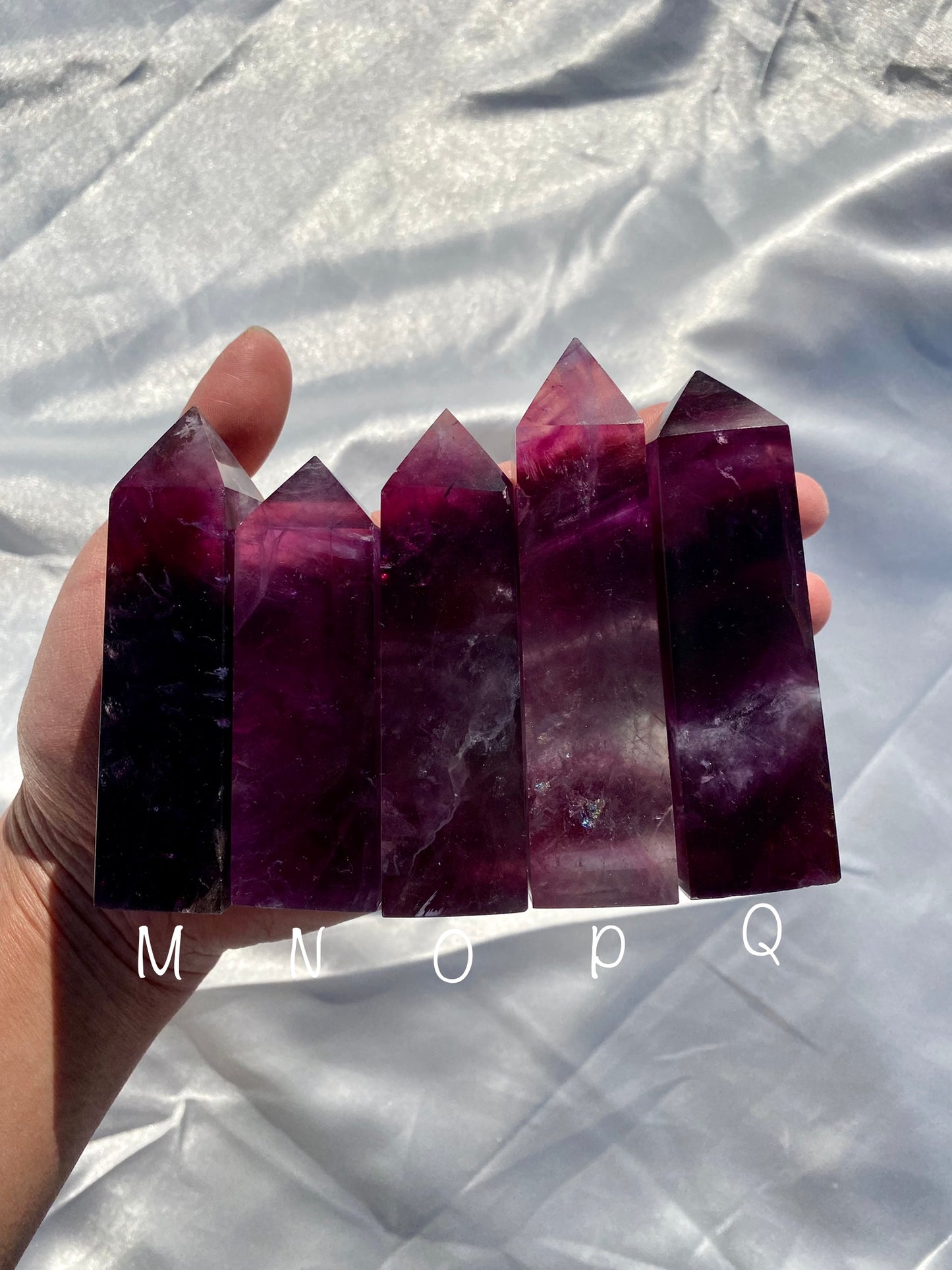 Magenta Fluorite Towers