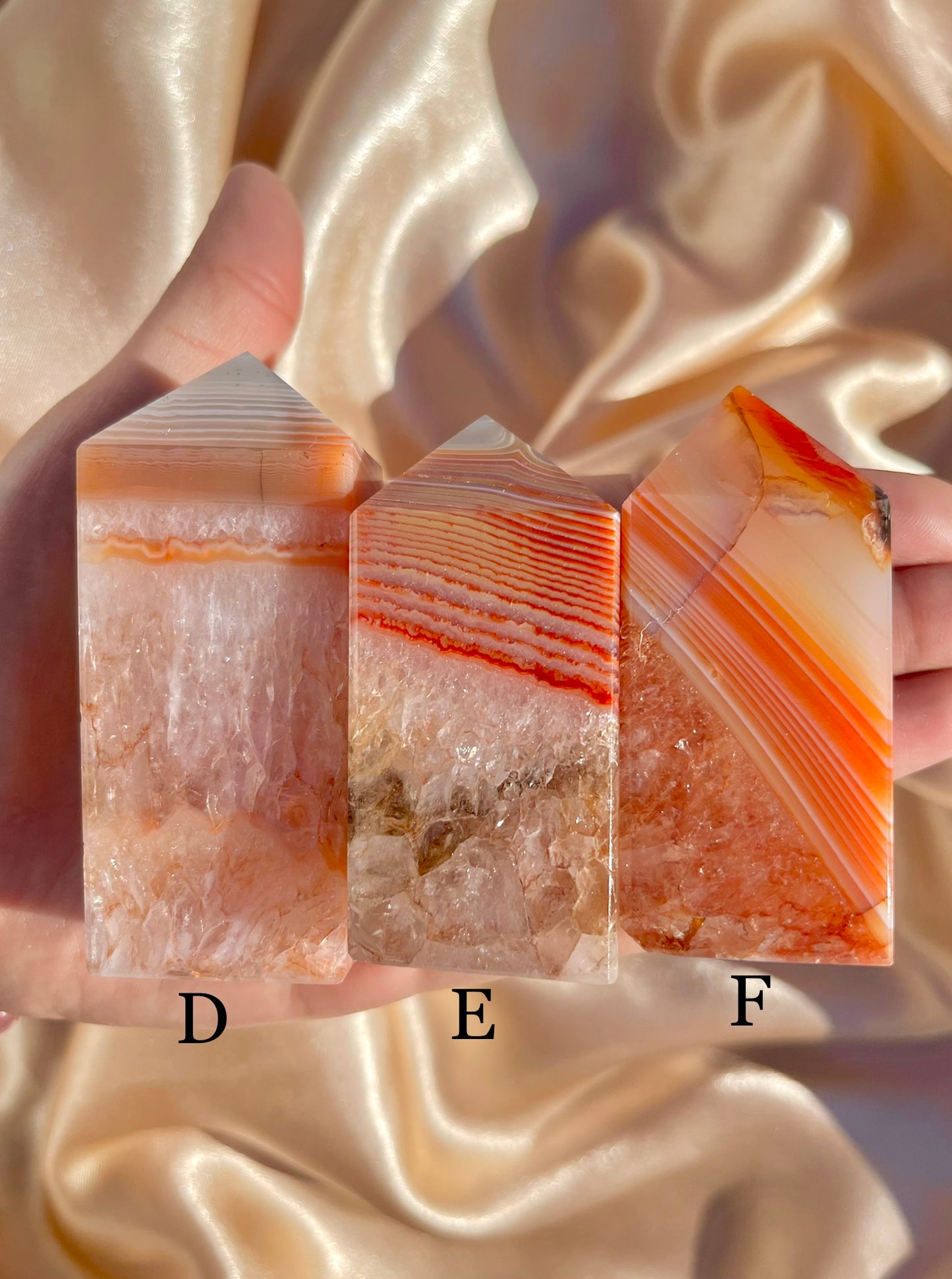 Carnelian Quartz Tower