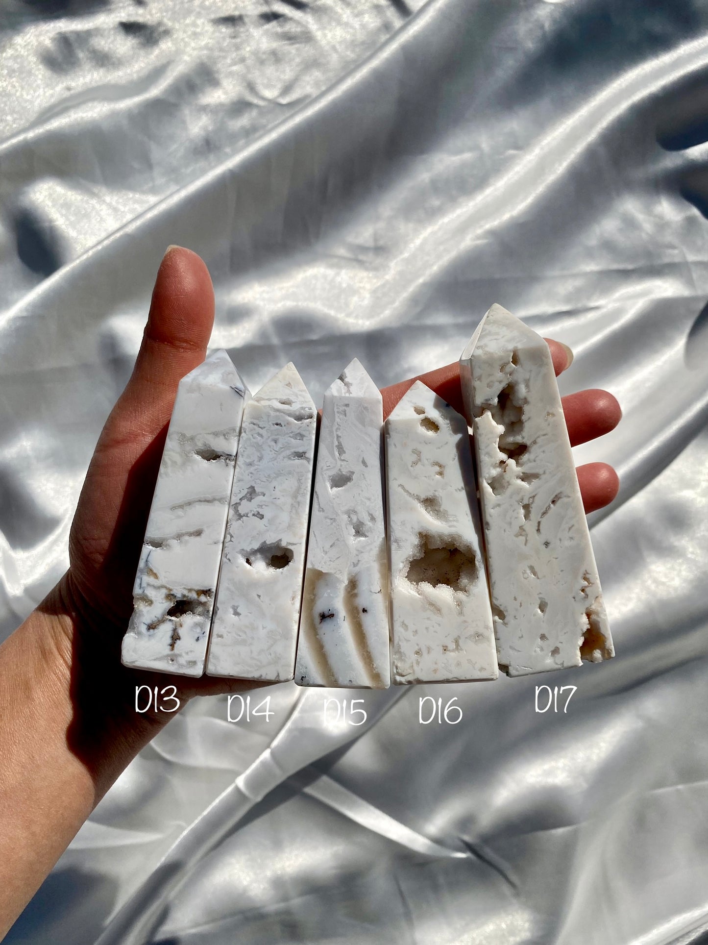 Snow Agate Dendritic Towers