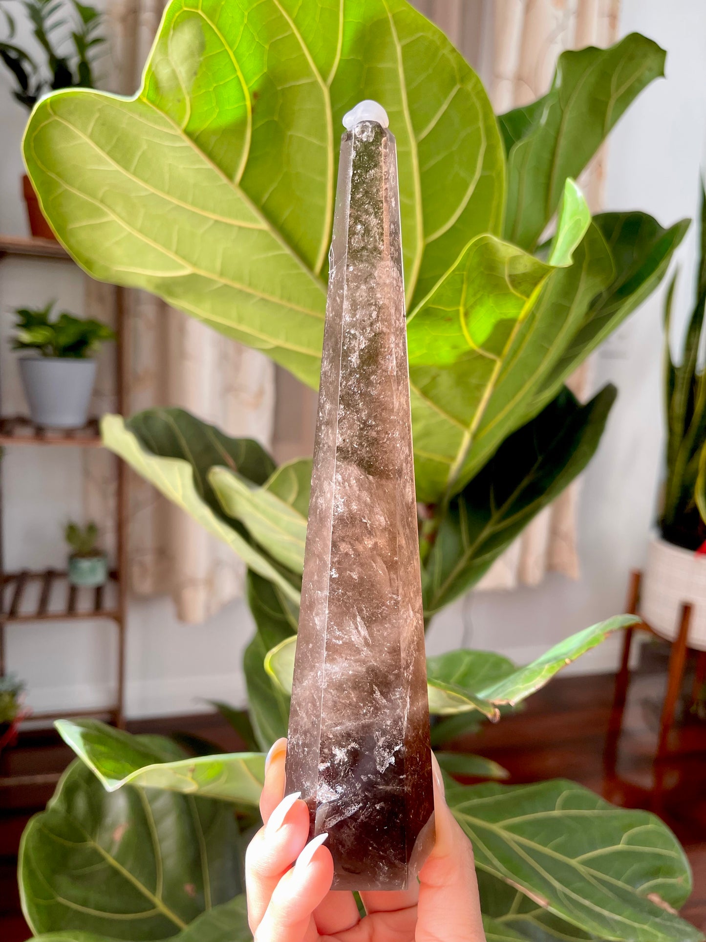 Smoky Quartz Obelisk