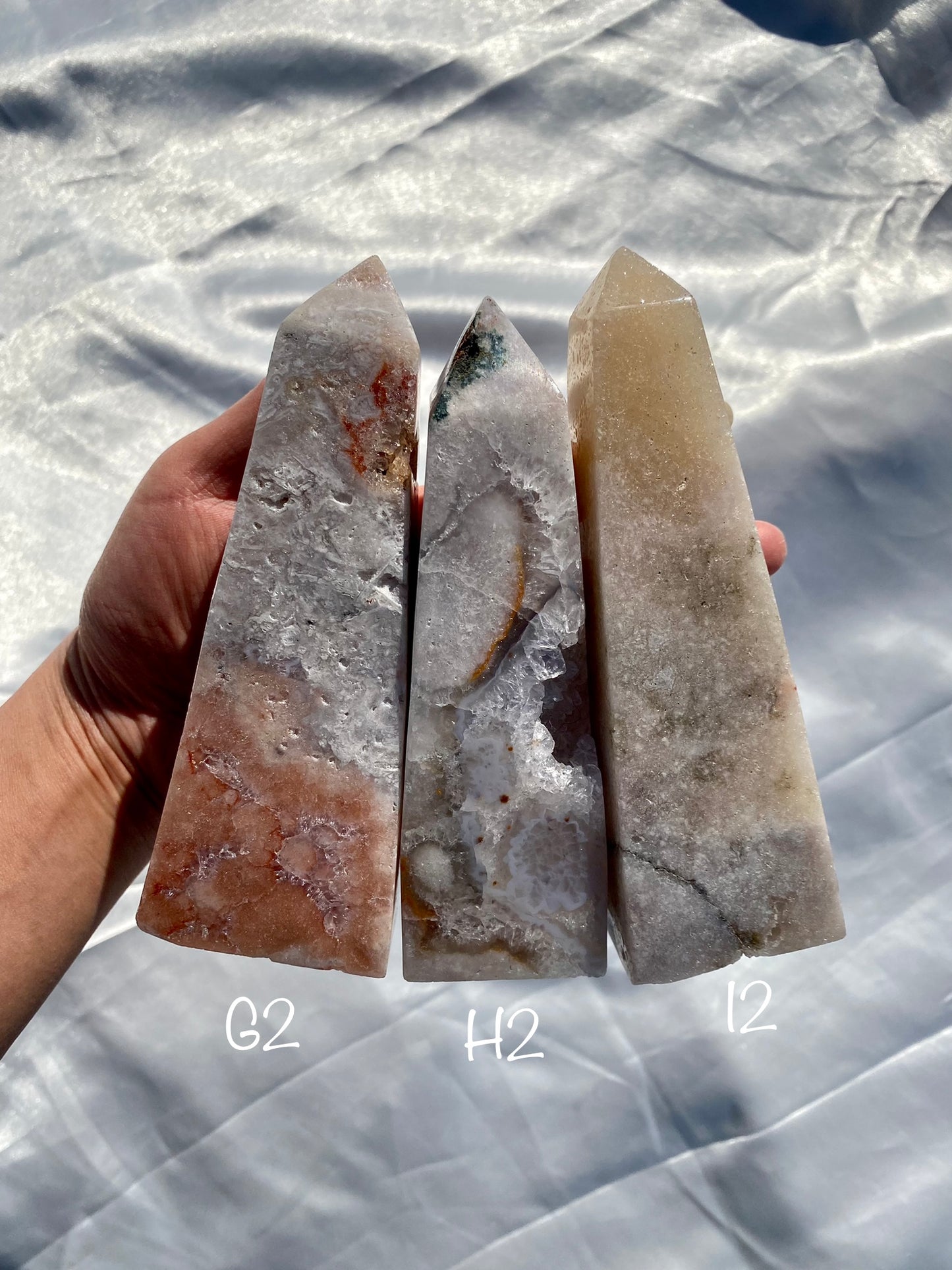 Pink Amethyst Obelisk Towers