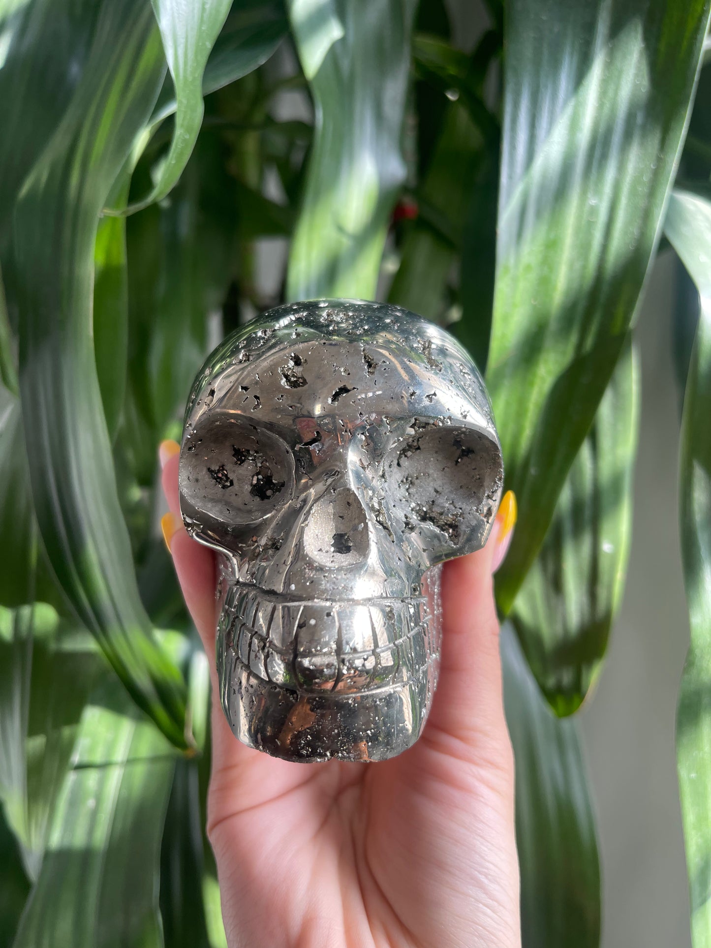 Pyrite Skull