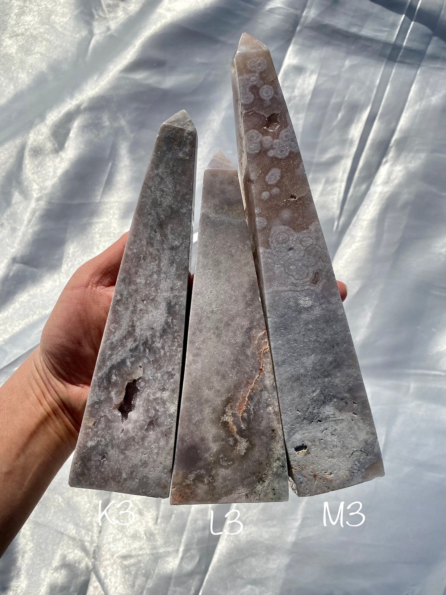 Pink Amethyst Obelisk Towers