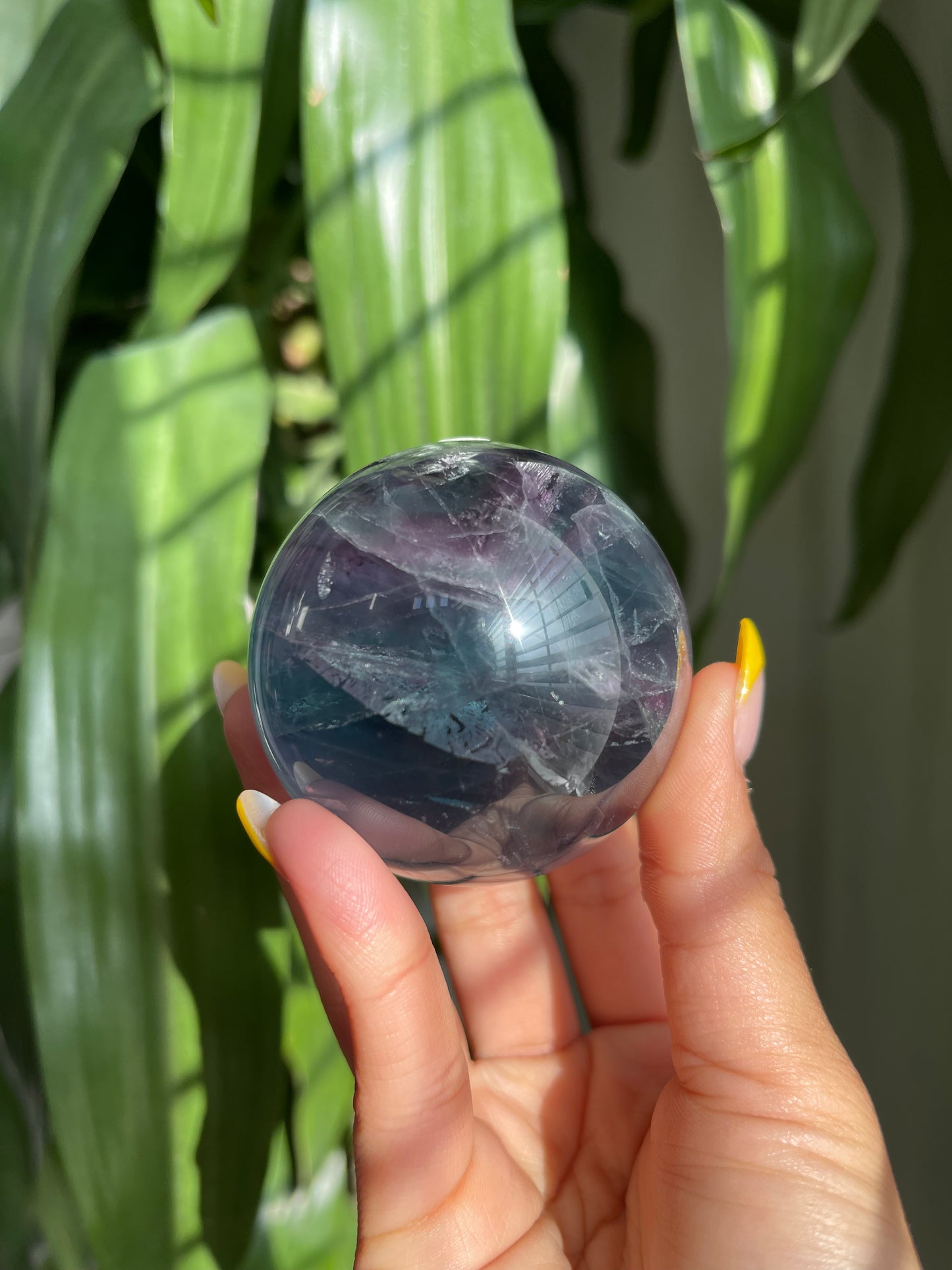 Blue Fluorite Sphere