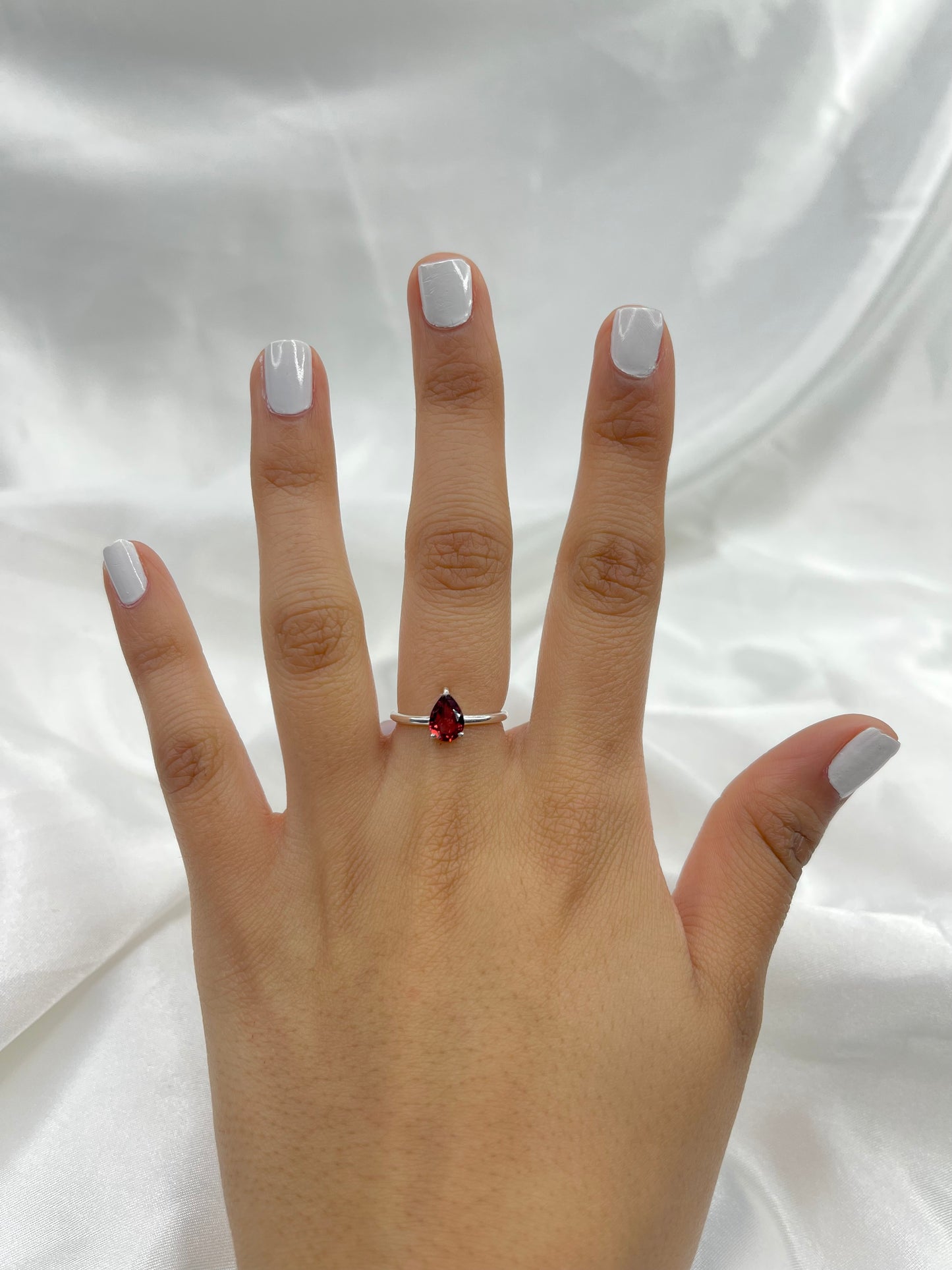 Garnet Mini Ring