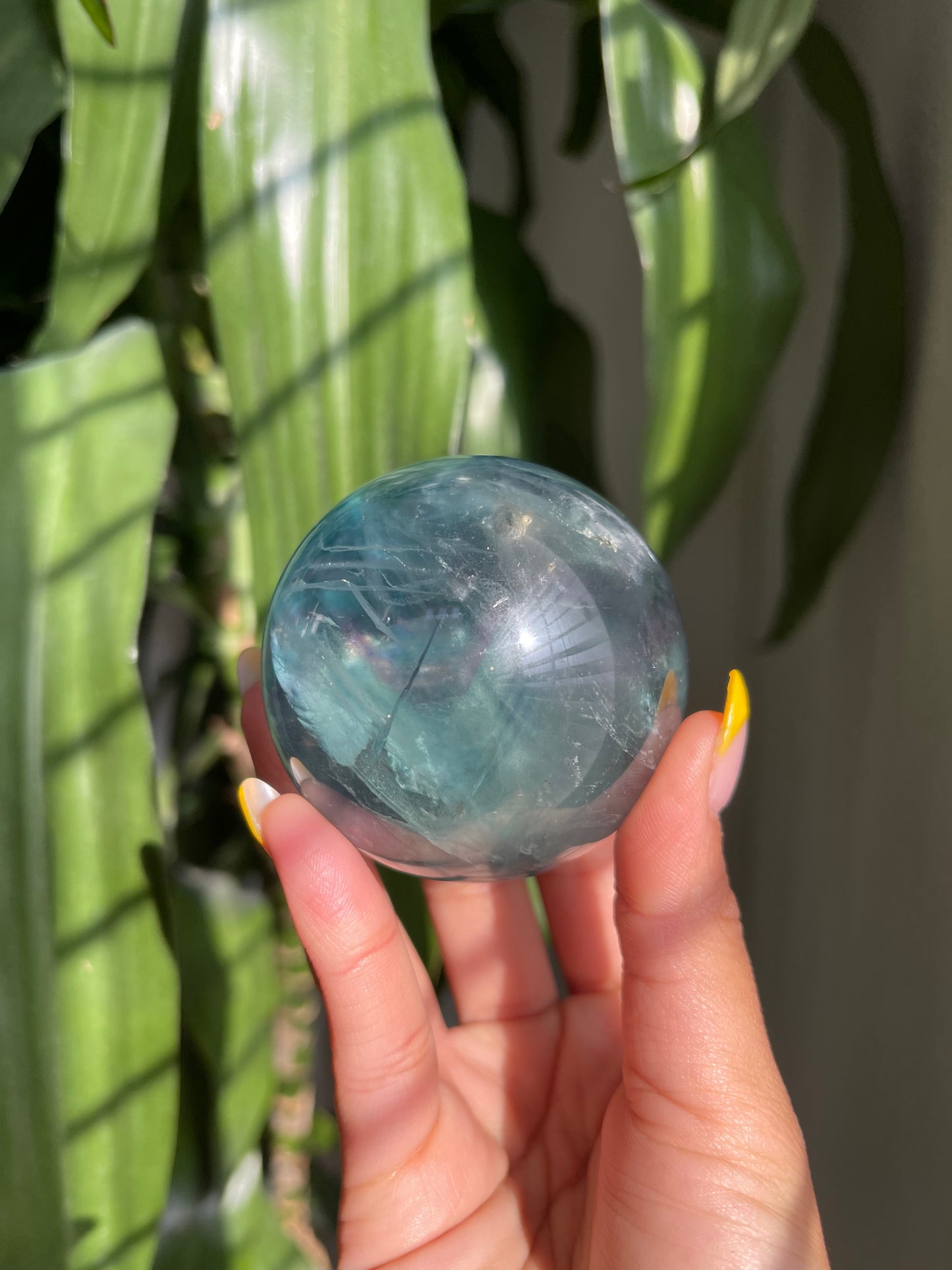 Blue Fluorite Sphere