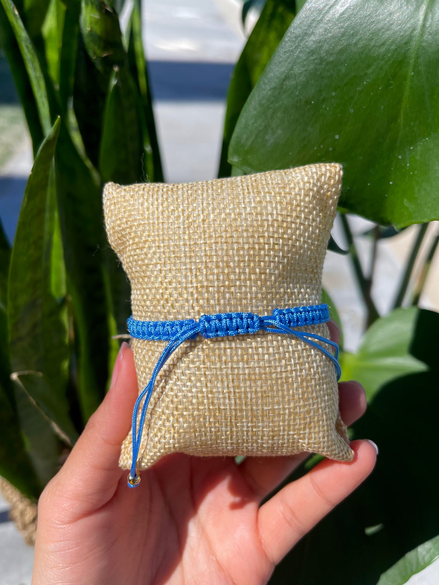 Blue Virgin Mary Bracelet