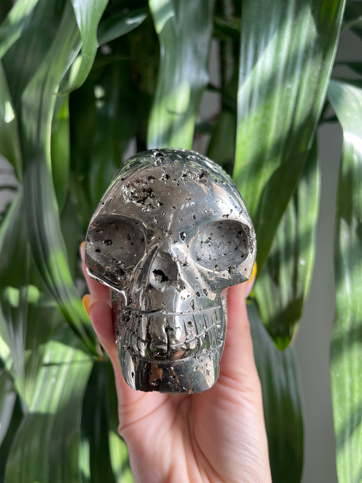 Pyrite Skull