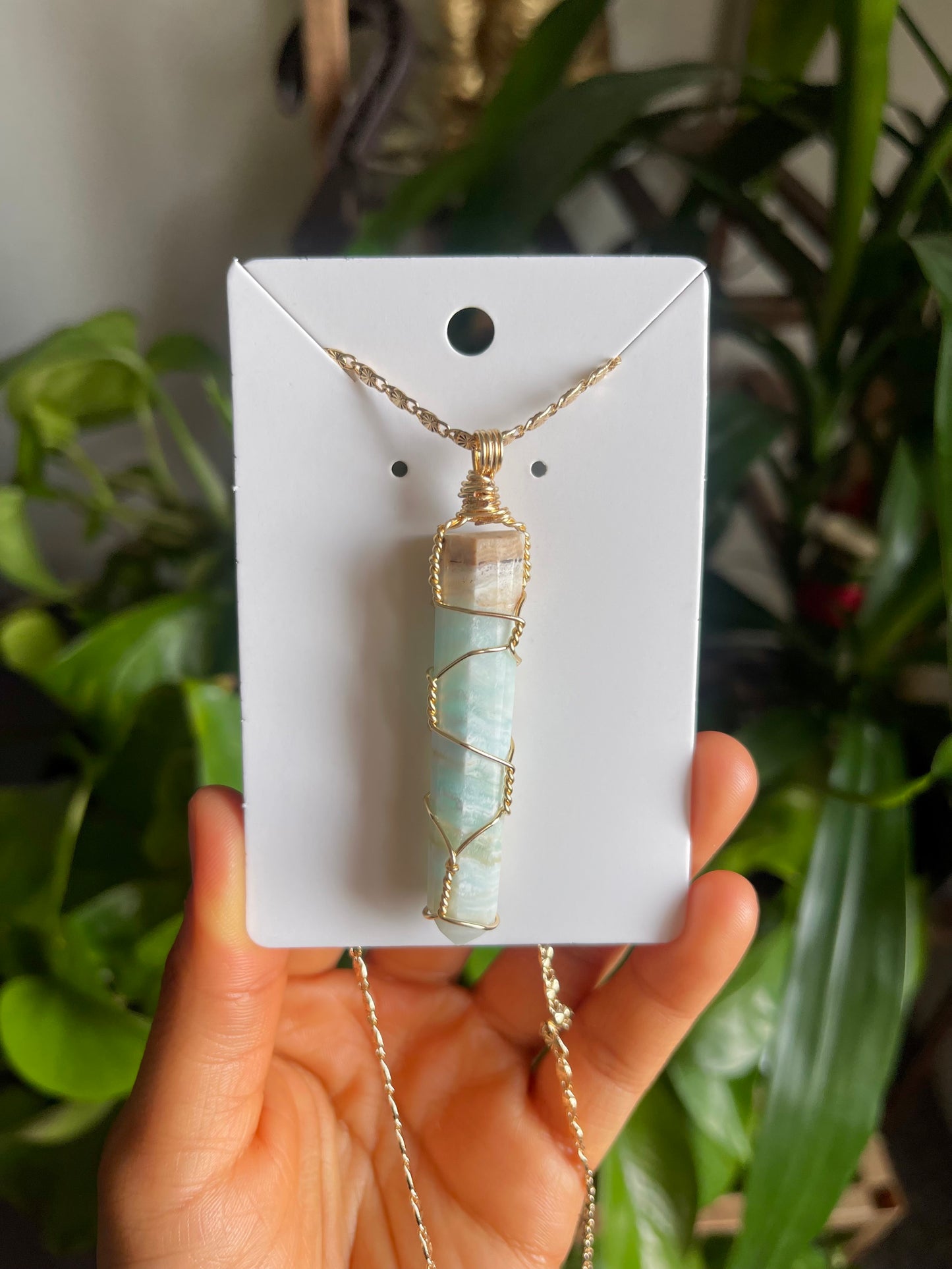 Caribbean Calcite Necklace