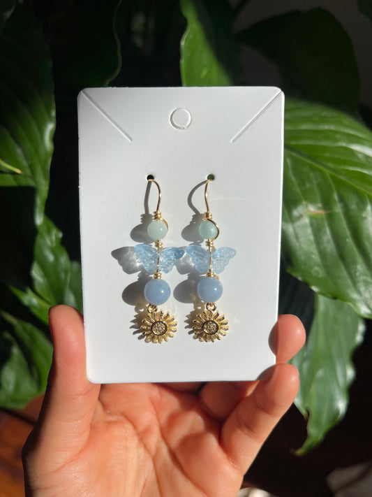 Angelite Sun Earrings