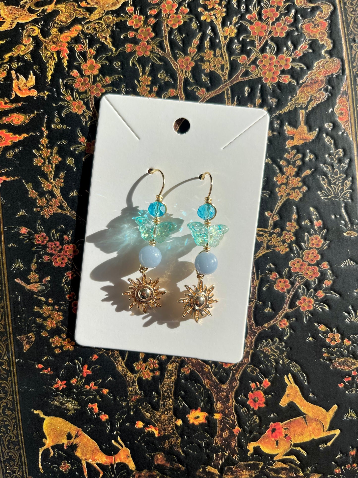 Angelite Sun Earrings