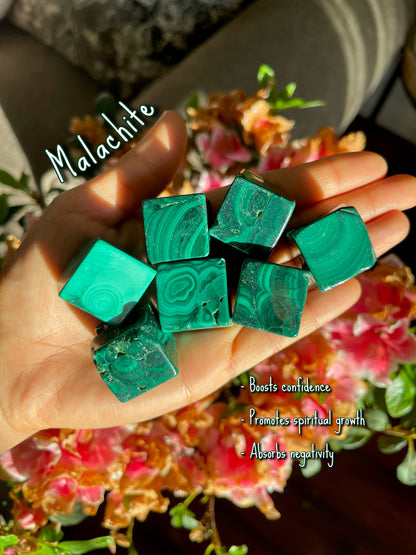 Malachite Mini Cube