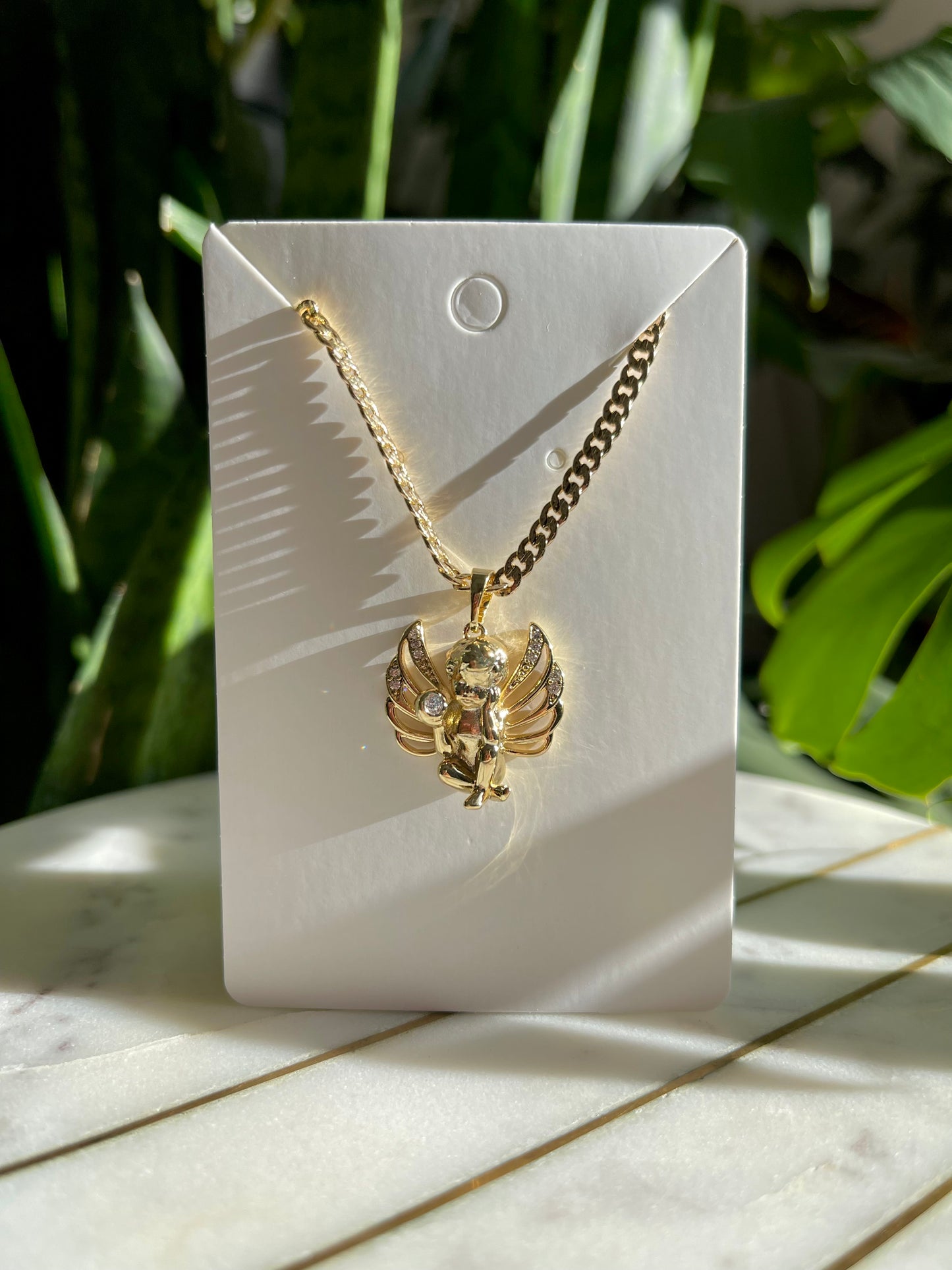 Golden Angel Necklace