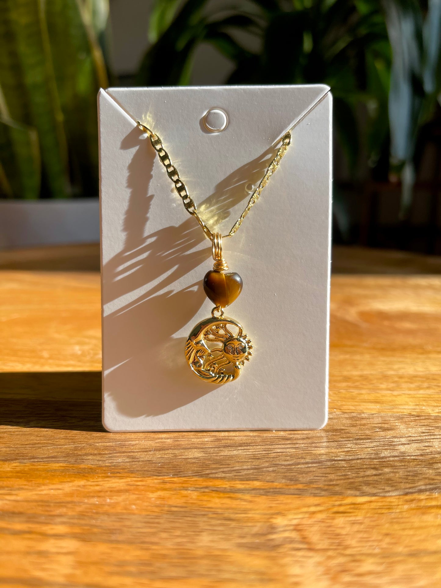 ‘Golden Love’ Tiger’s Eye Necklace