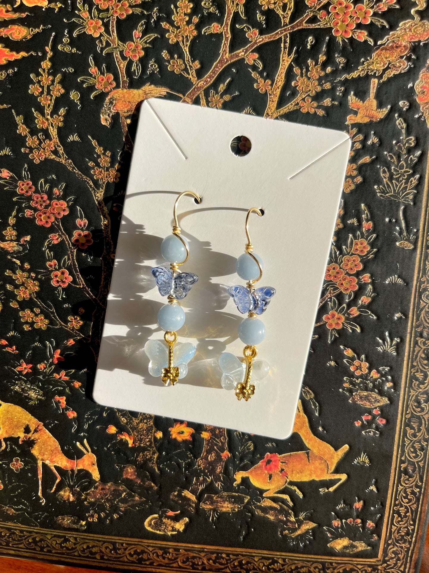 Angelite Butterfly Earrings