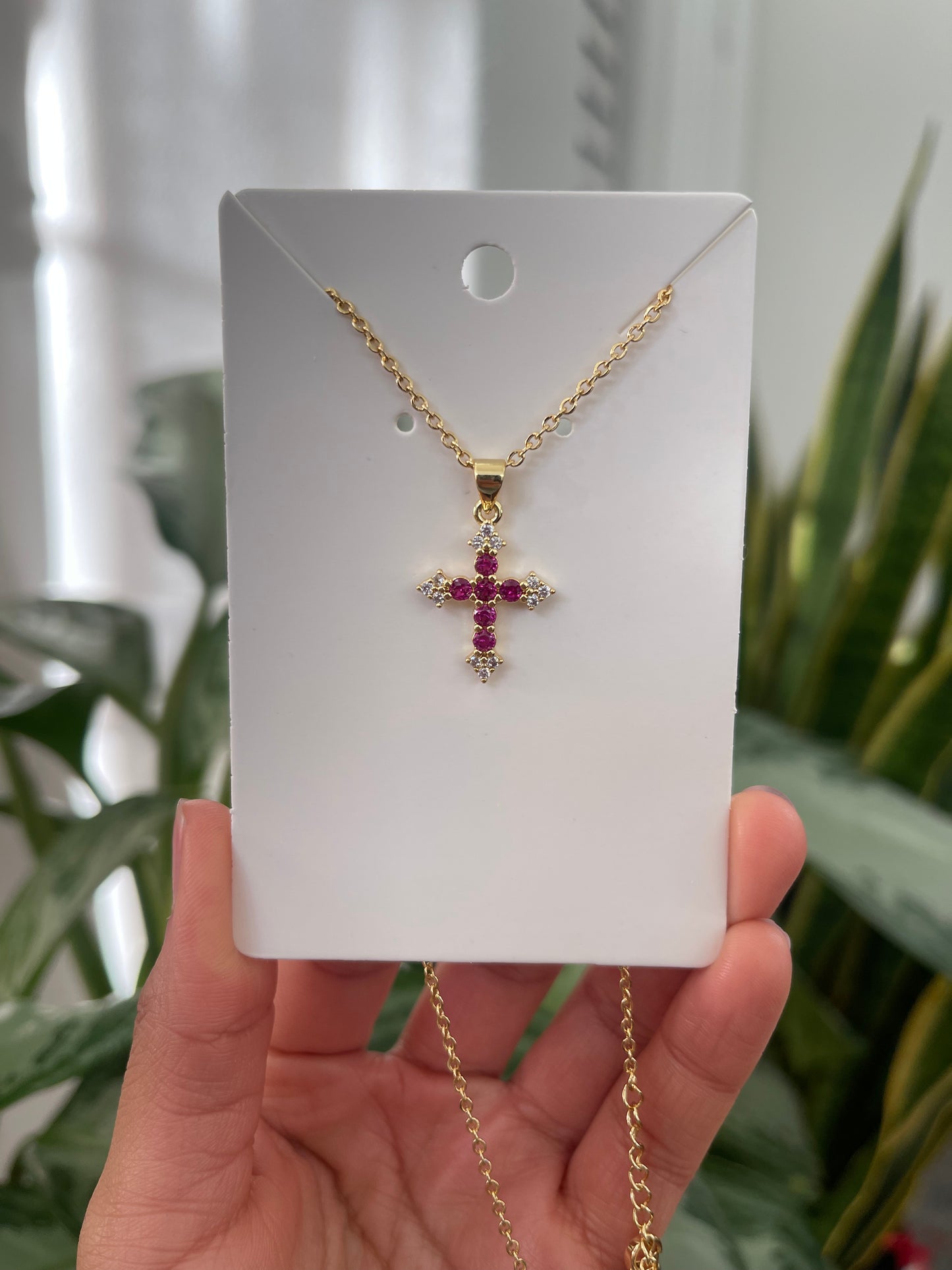 Mini Cross Necklace