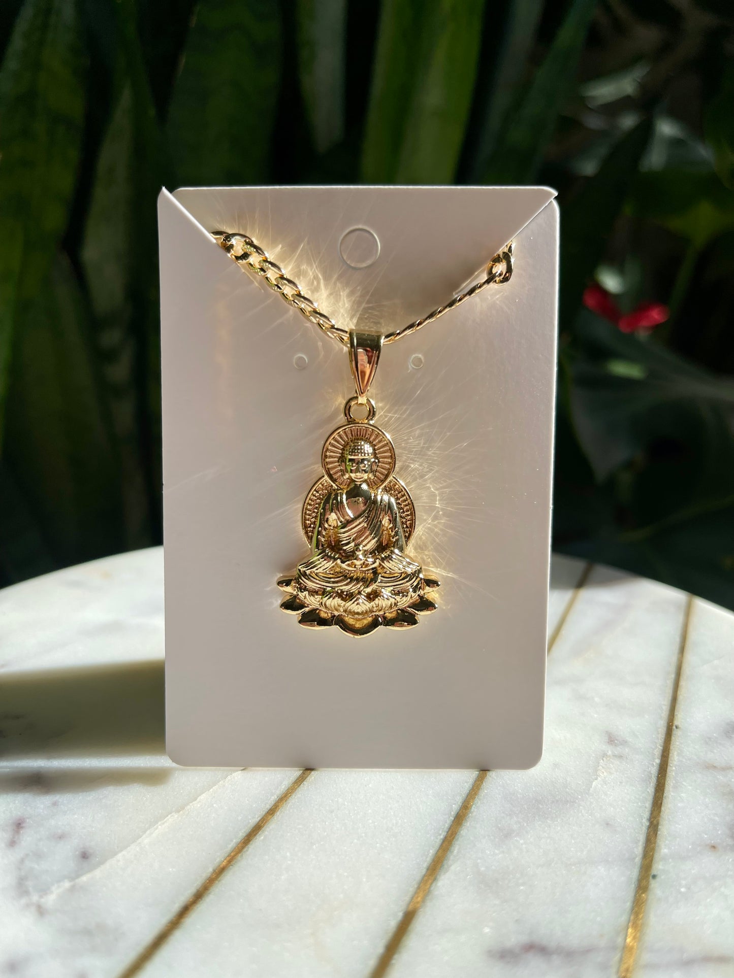 Golden Buddha Necklace