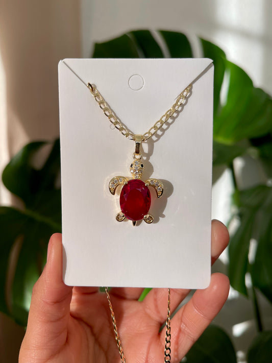 Semaya Turtle Necklace
