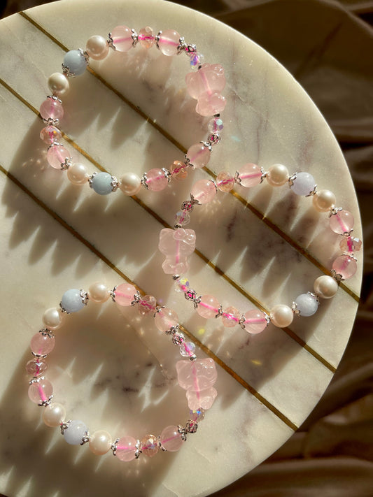 Hello Kitty Morganite Bracelet