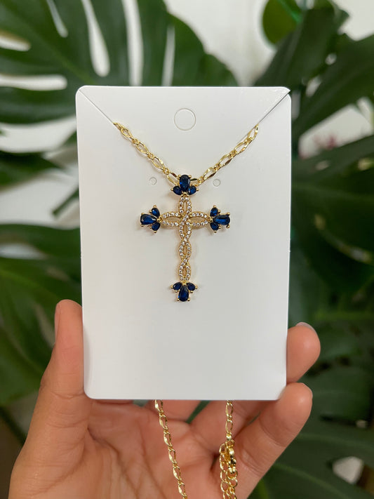 Celestina Cross In Blue