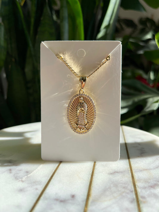 Virgin Mary Necklace