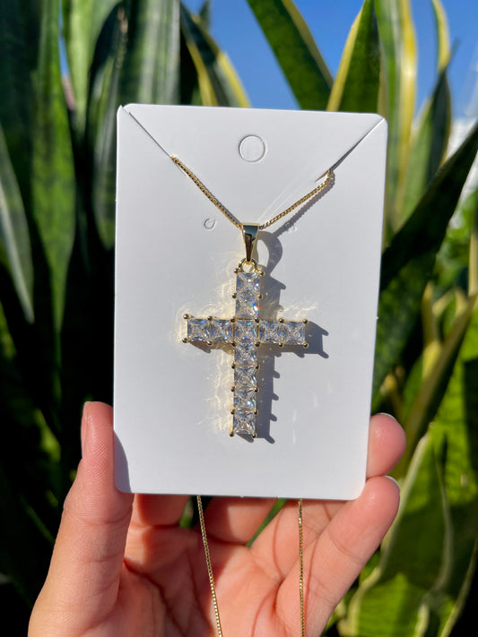 Adeline Cross In Gold