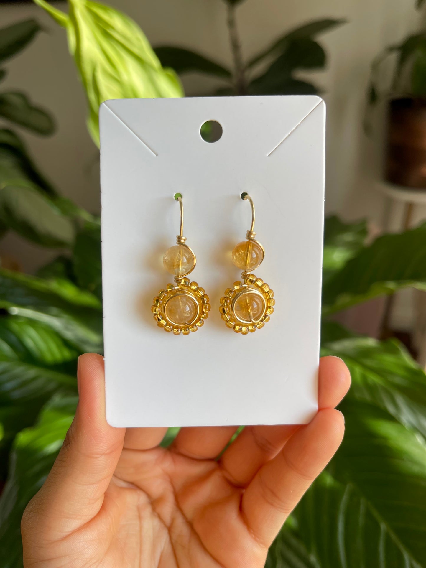 Golden Healer Earrings