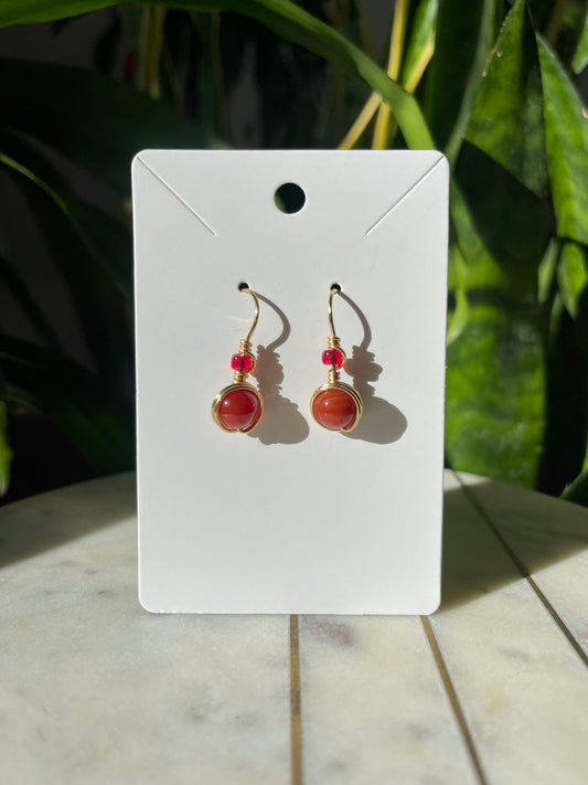 Carnelian Earrings