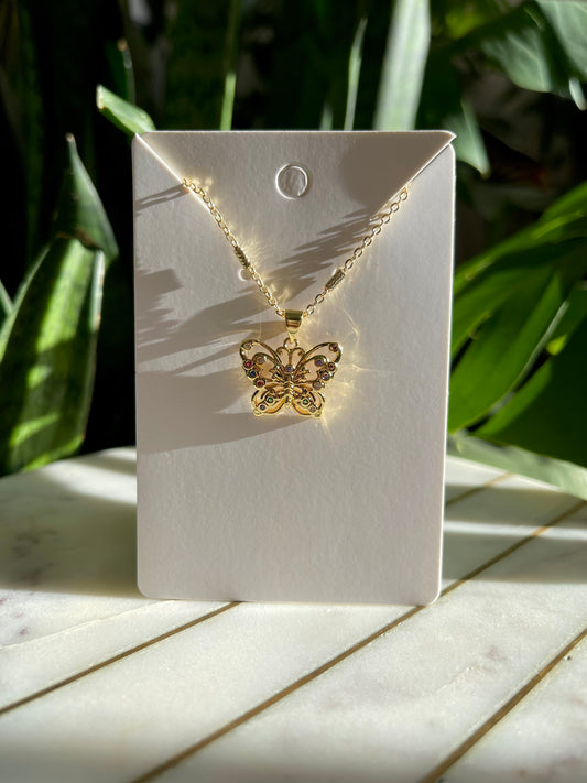 Golden Butterfly Necklace