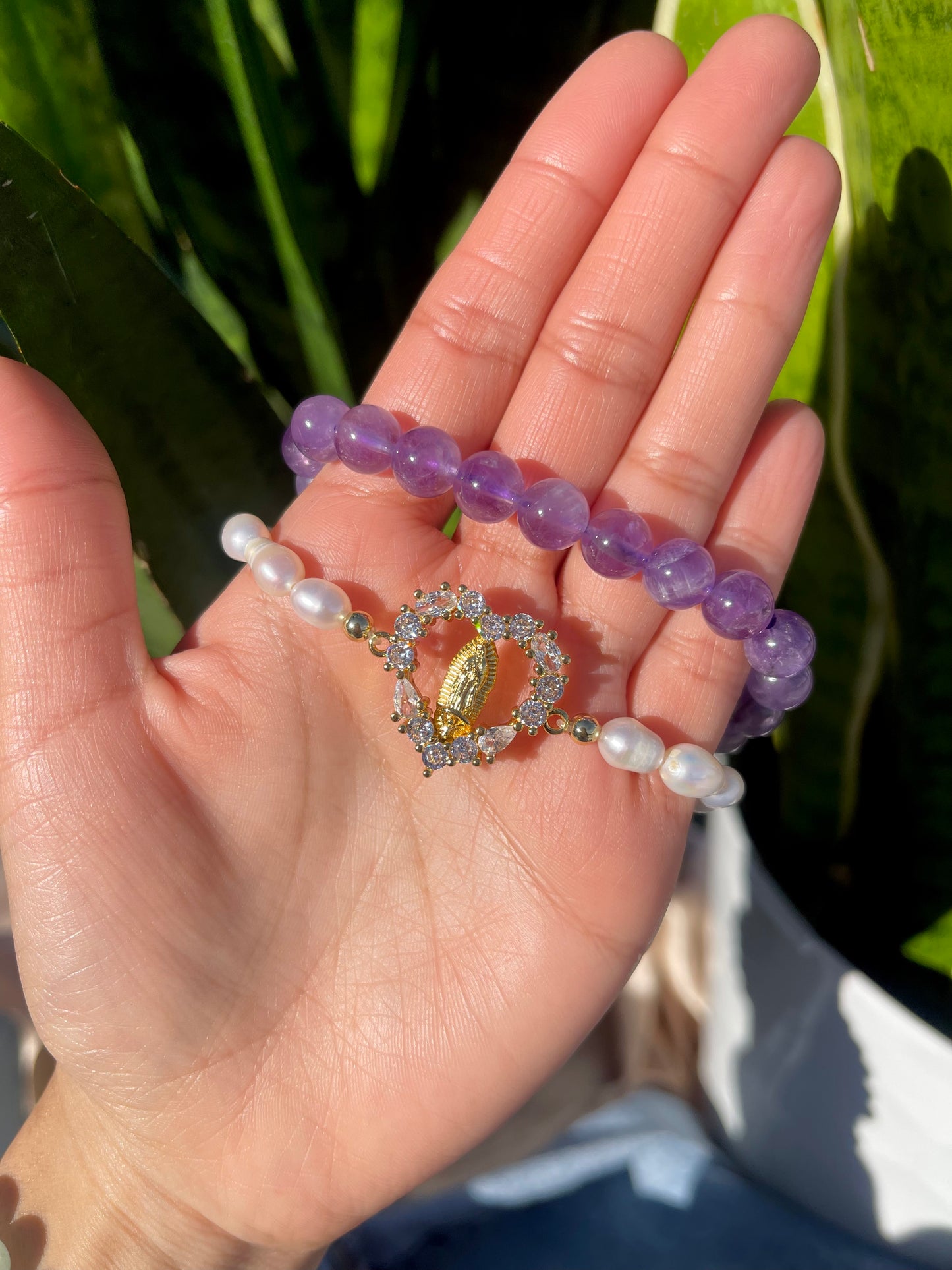 Amethyst Bracelet Set