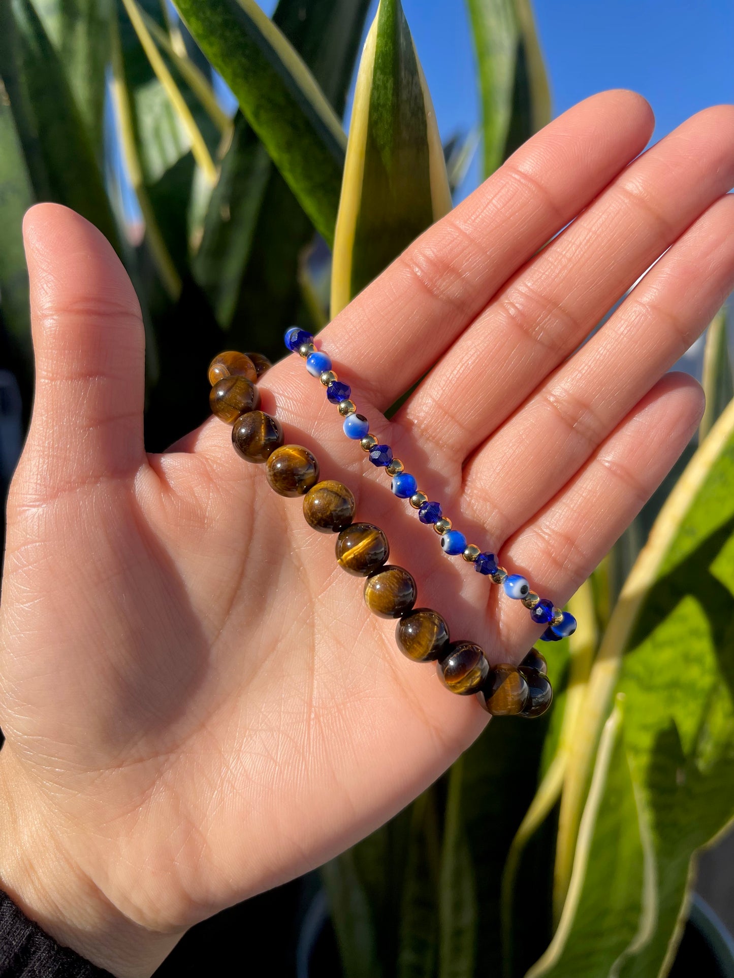 Tigers Eye Bracelet Set