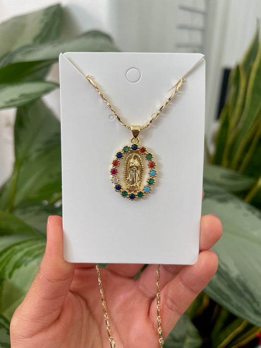 Virgin Mary Necklace