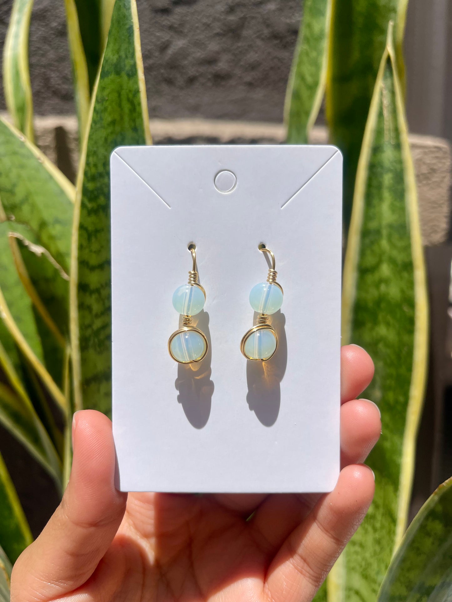 Opalite Teardrop Earrings