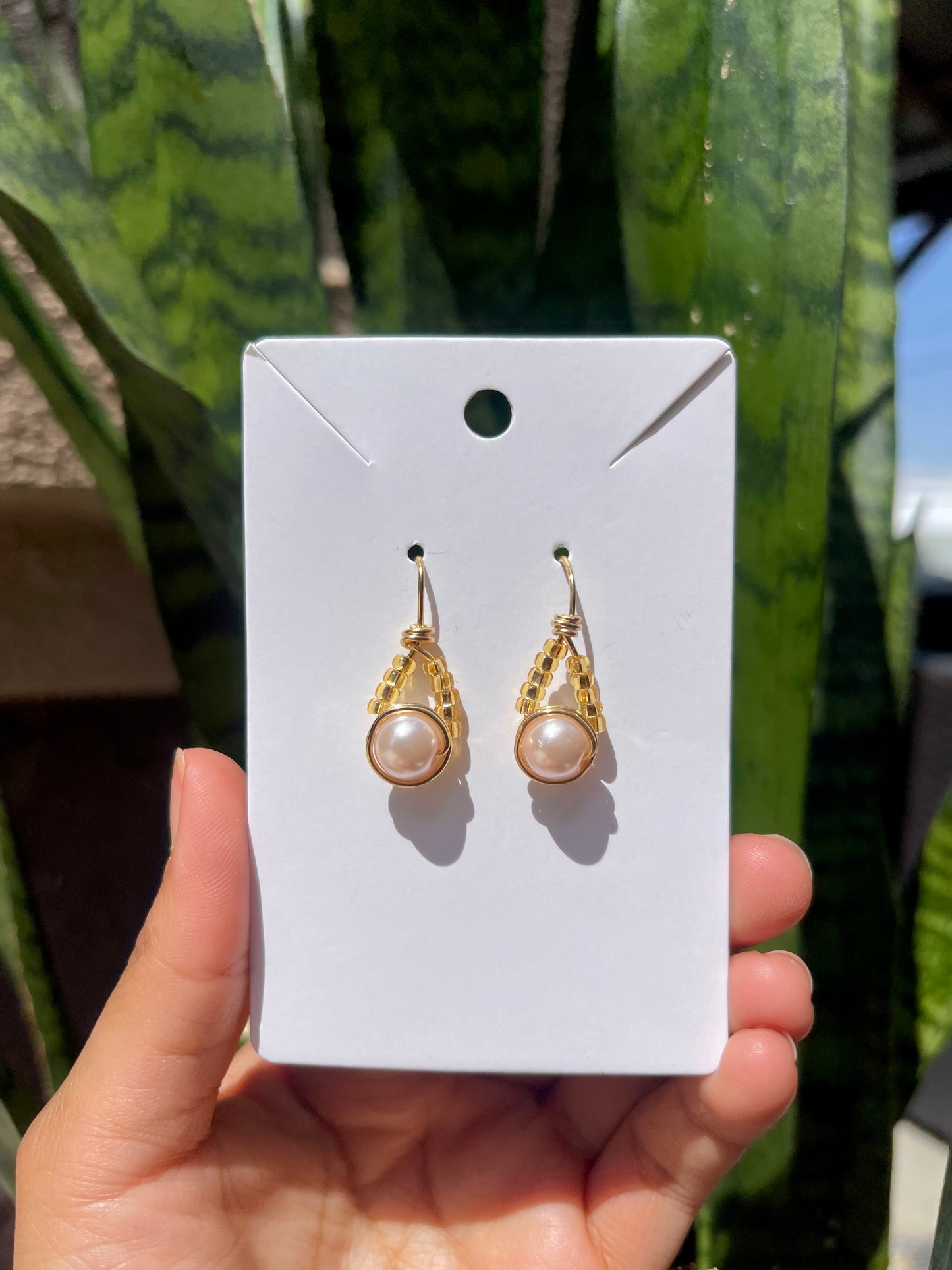 Pearl Teardrop Earrings