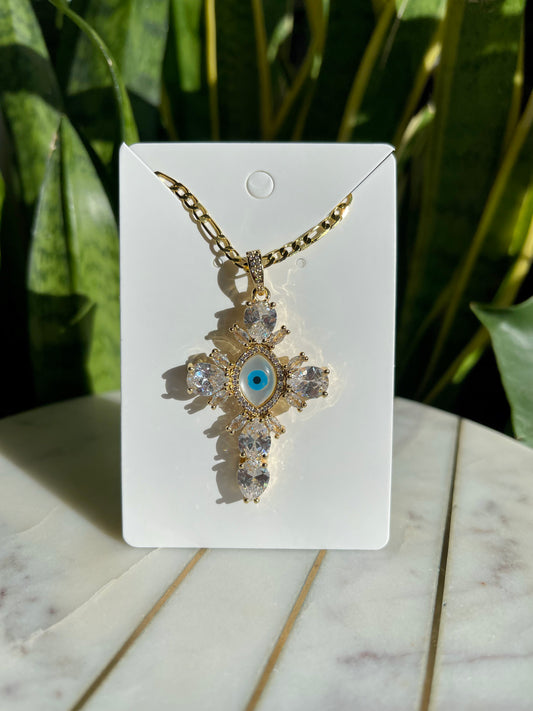 Evil Eye Cross