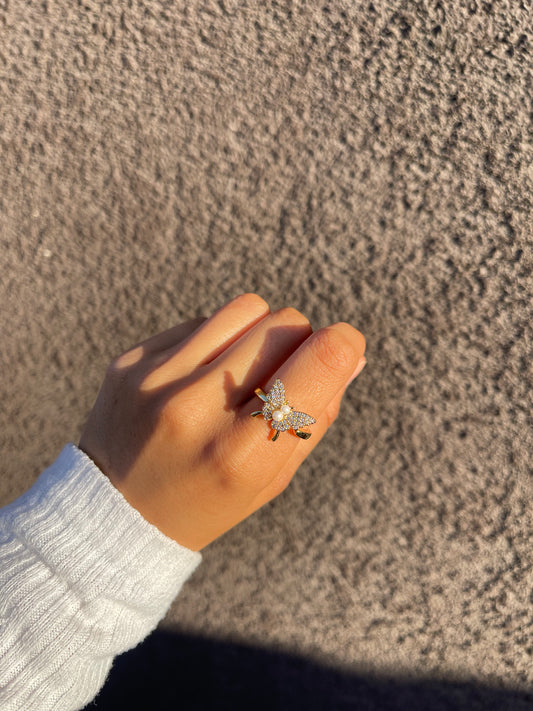 Gold Butterfly Ring