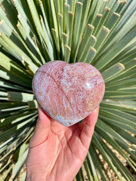 Ocean Jasper Heart