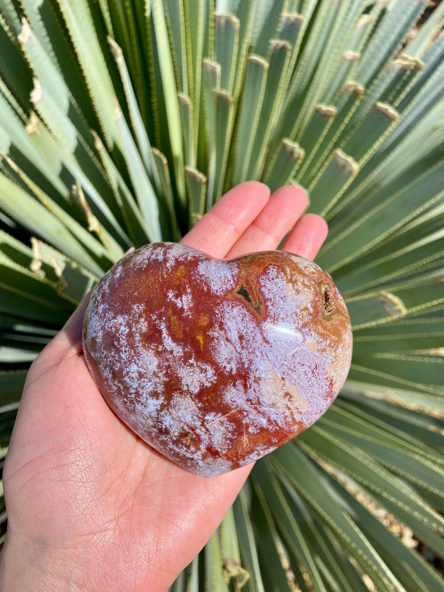 Ocean Jasper Heart