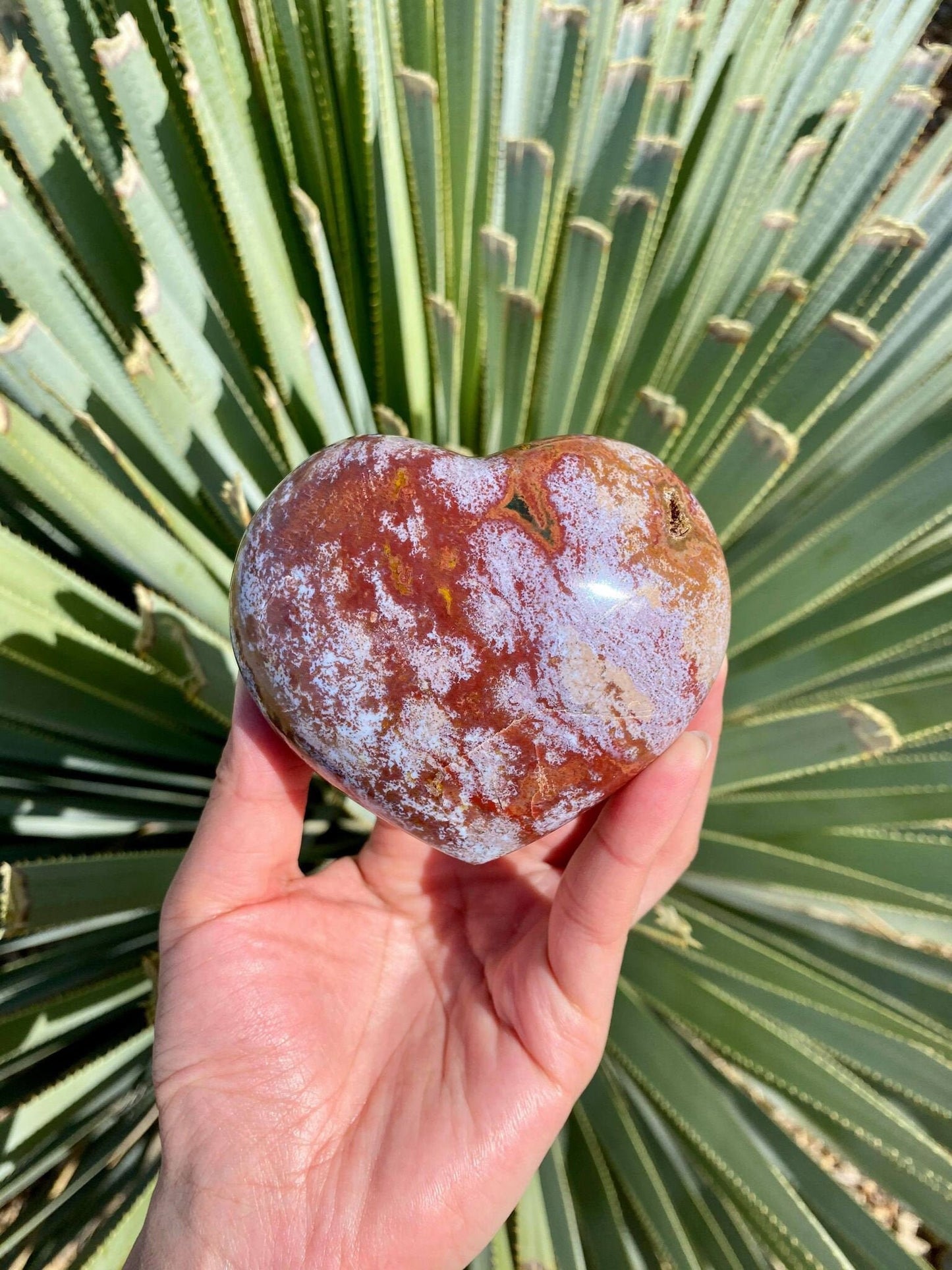 Ocean Jasper Heart