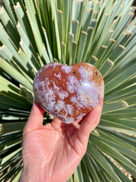 Ocean Jasper Heart